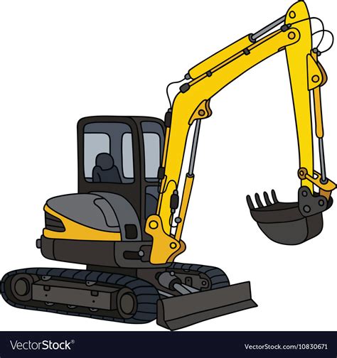 mini excavator vector|free printable excavation vector.